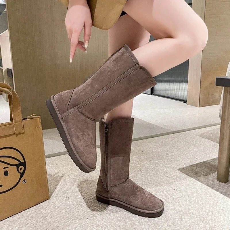 Damskie Buty Zimowe | Ocieplane Śniegowce Kozaki