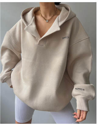 Bluza damska z kapturem oversize