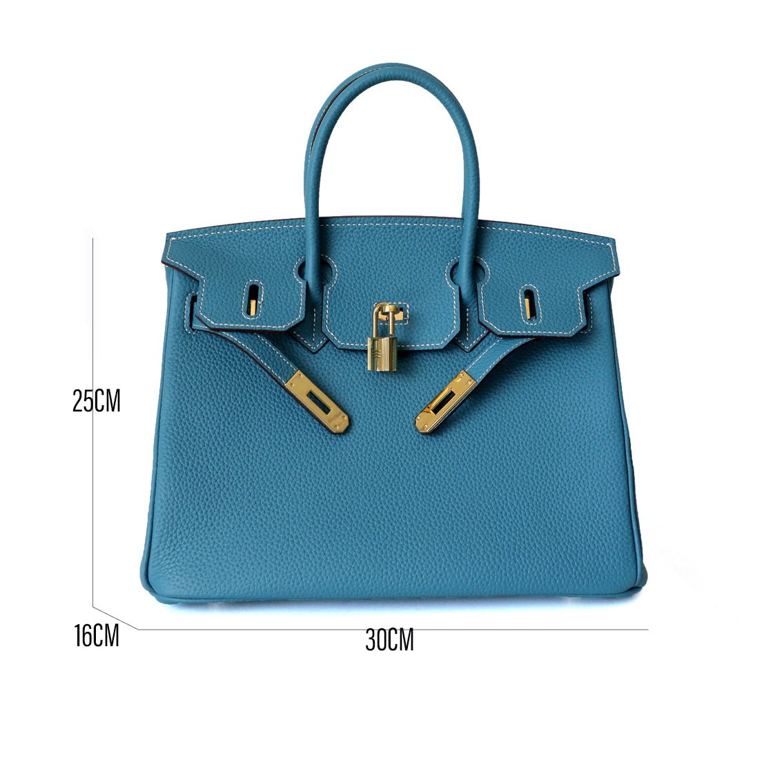 Elegancka skórzana torebka damska trapezowa - Lexi View 30