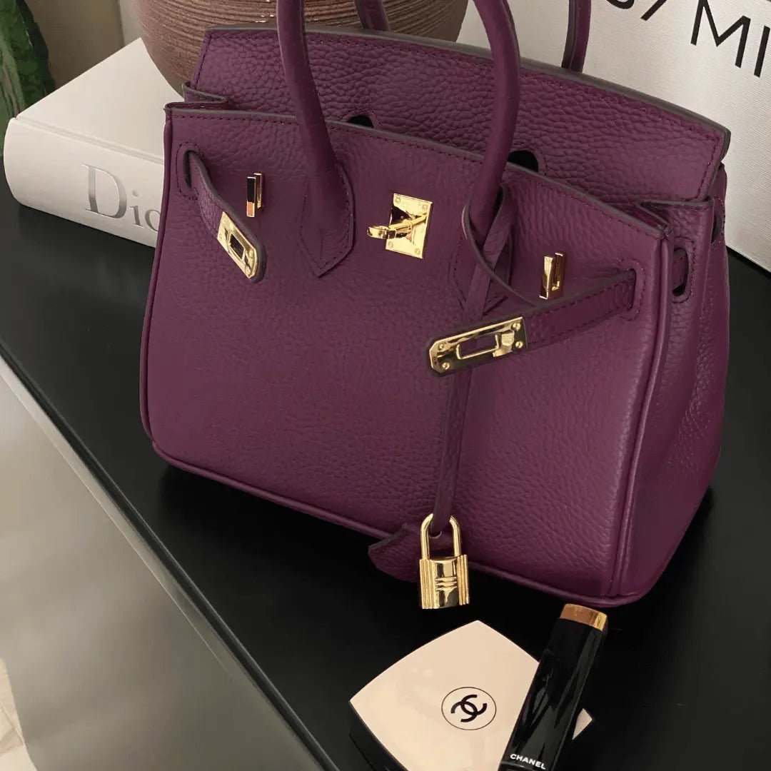 Elegancka skórzana torebka damska trapezowa - Lexi View 64