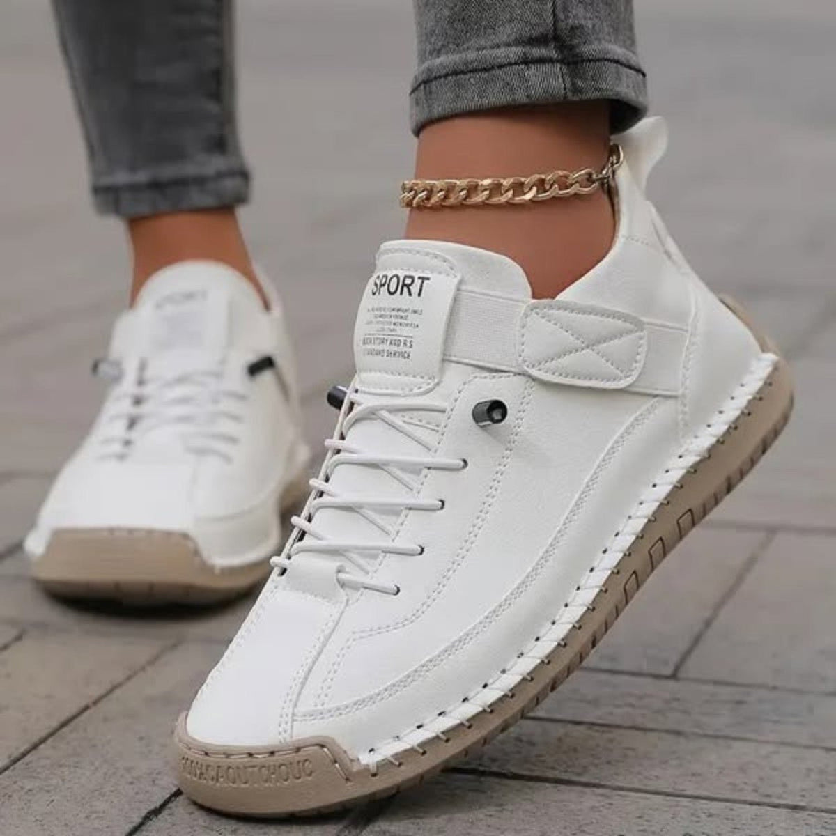 Komfortowe buty ortopedyczne damskie z paskiem - Gemma View 14