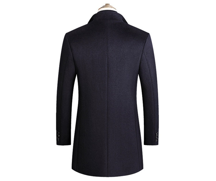 Men's Winter Coat, Single-Breasted | Formal