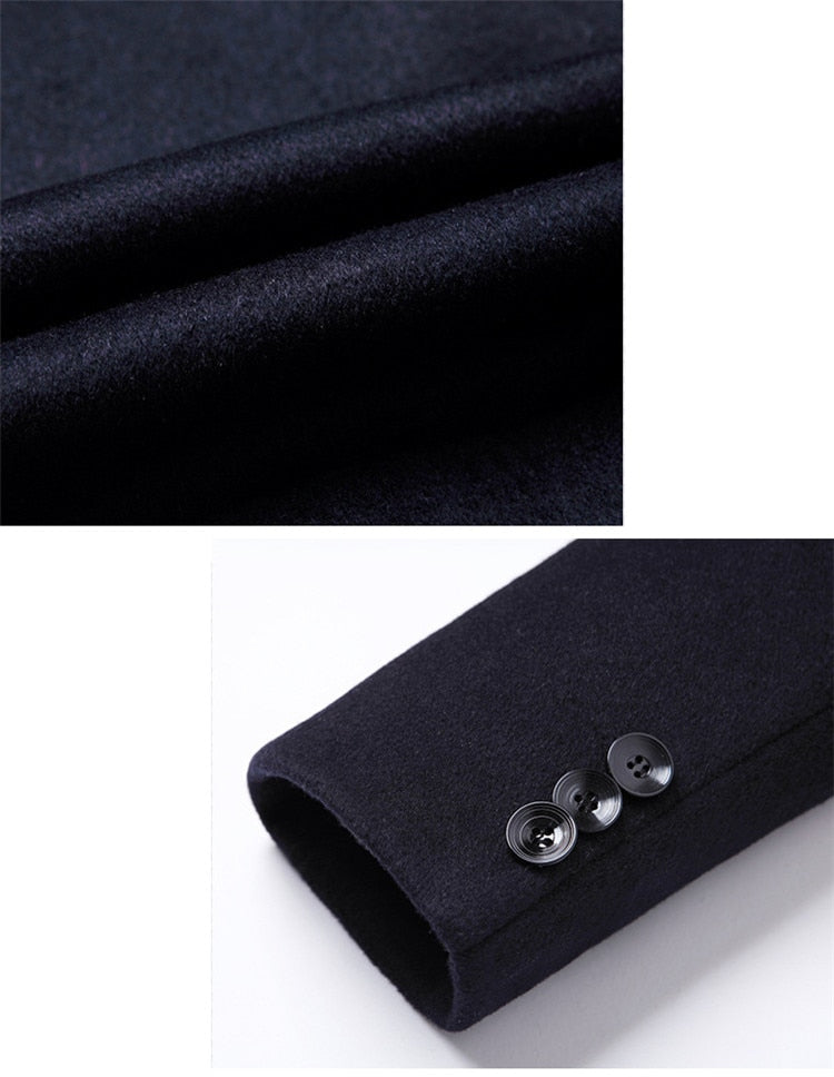 Men's Winter Coat, Single-Breasted | Formal