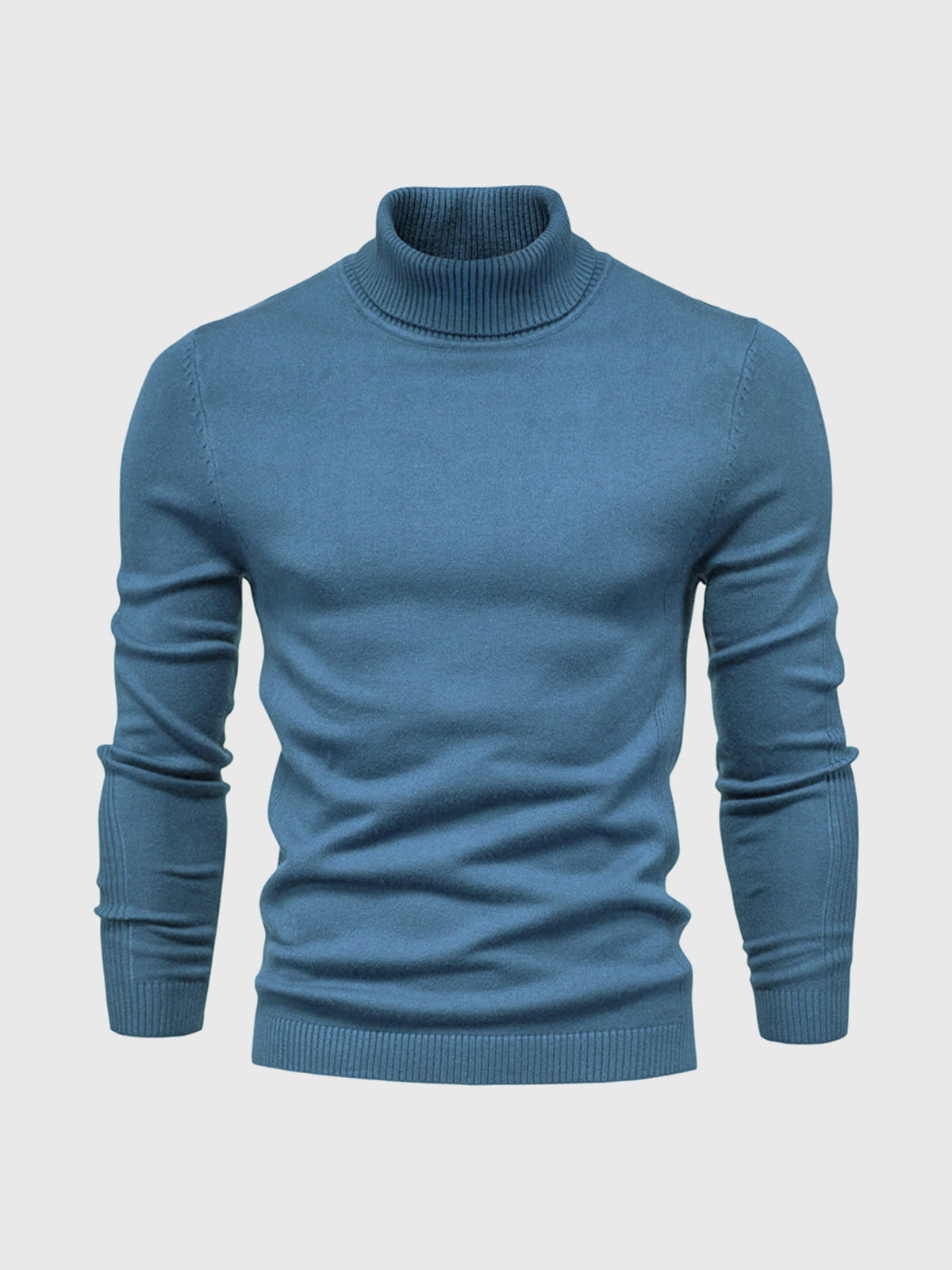 Sweter Męski Golf Z Długim Rękawem