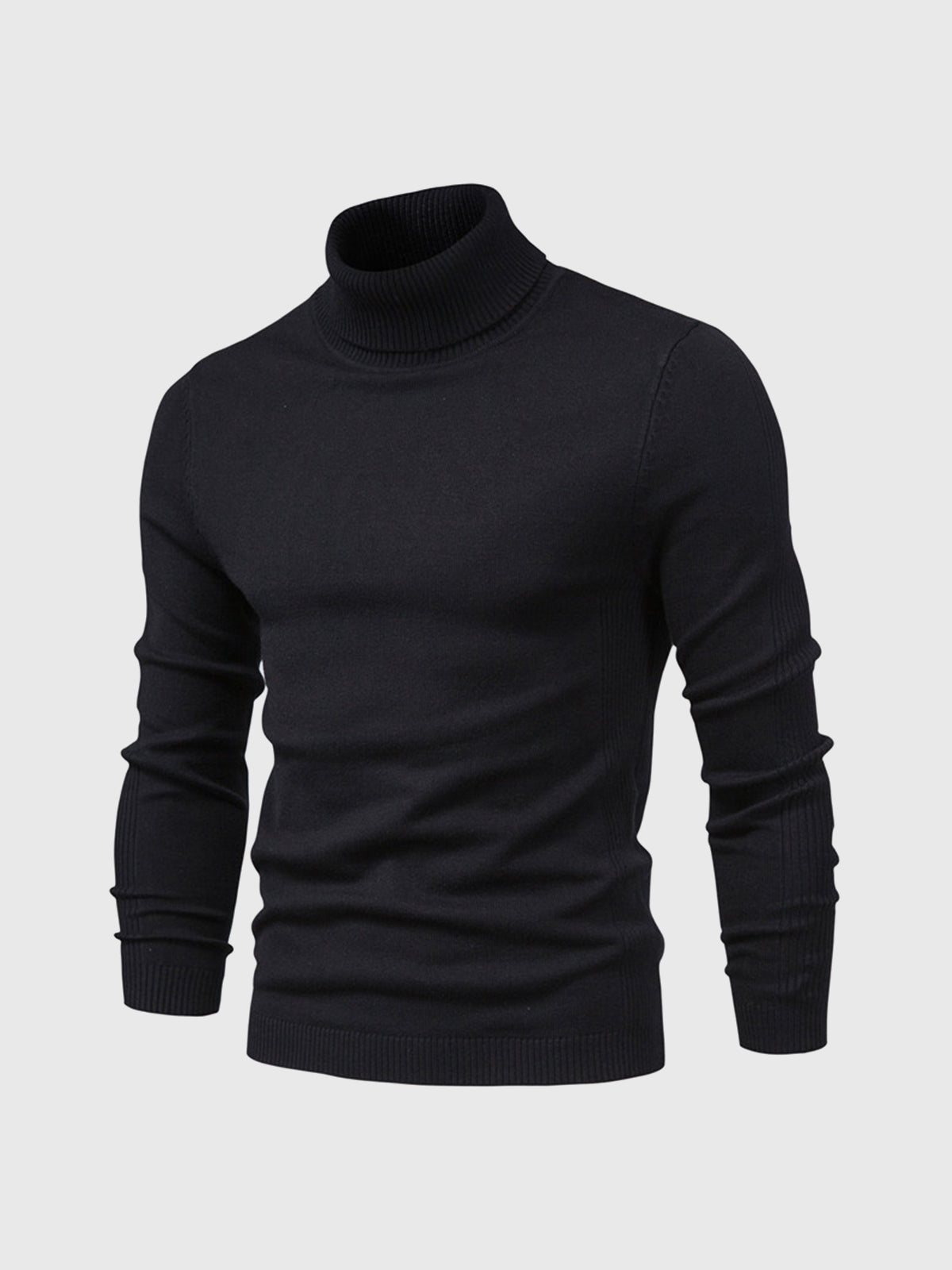 Sweter Męski Golf Z Długim Rękawem