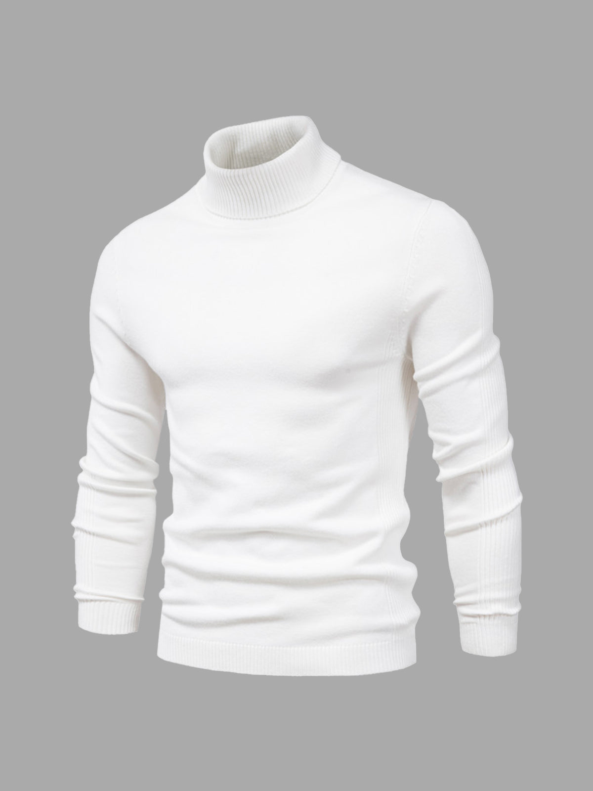 Sweter Męski Golf Z Długim Rękawem
