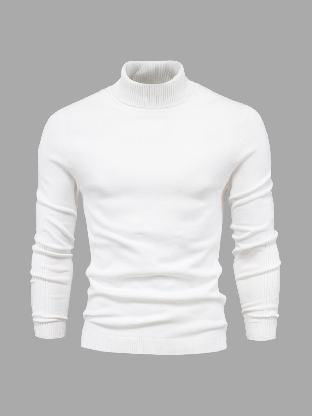 Sweter Męski Golf Z Długim Rękawem