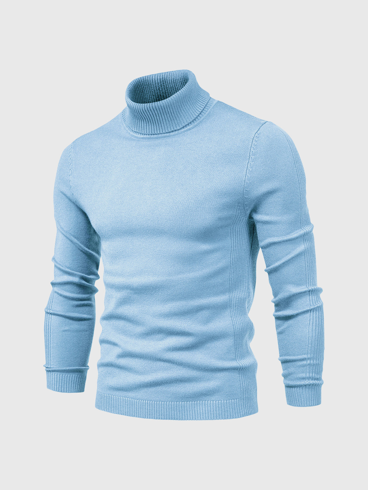 Sweter Męski Golf Z Długim Rękawem