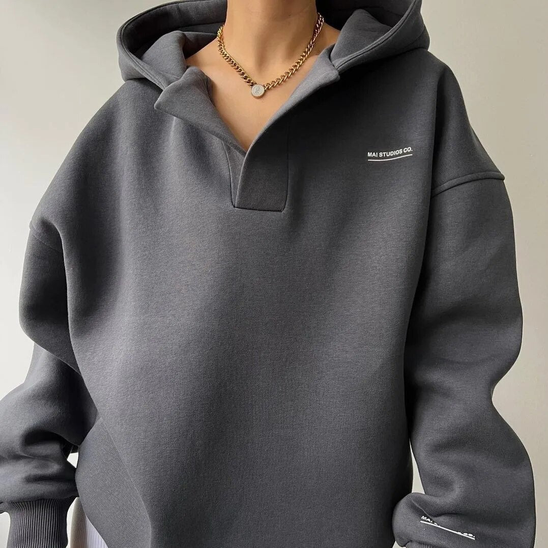 Bluza damska z kapturem oversize