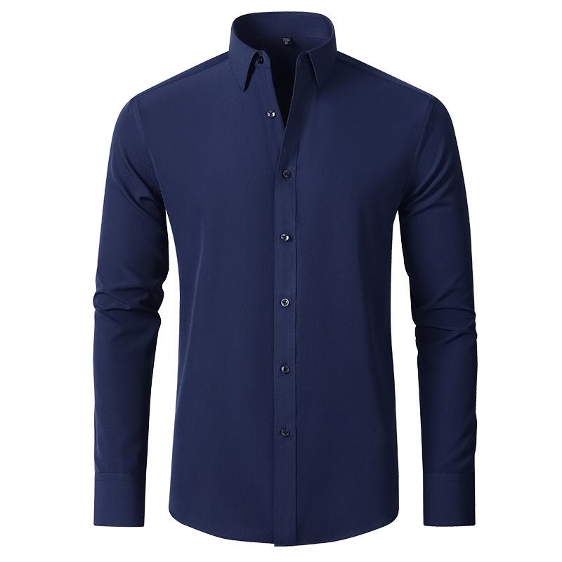 Elegancka koszula slim fit stretch męska - Cole Side